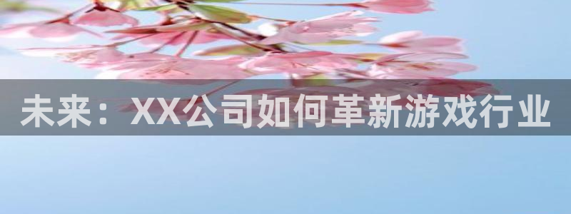 亿万28红酒怎么样：未来：XX公司如何革新游戏行业
